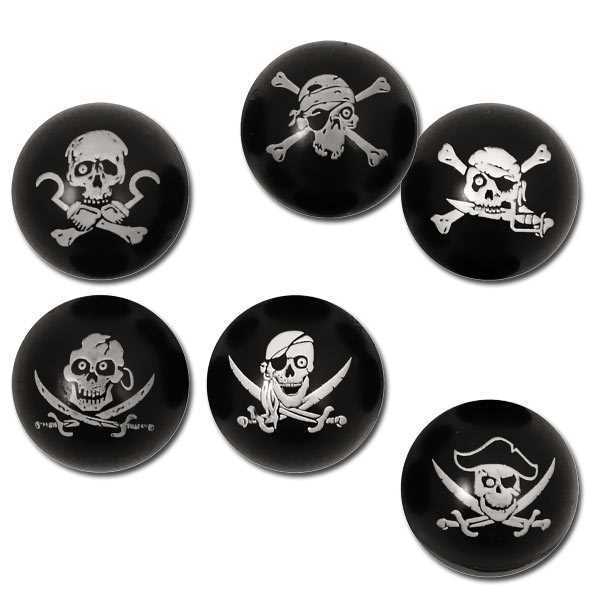 Give-away, Flummi Totenkopf, 1Stk. 3 cm