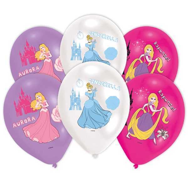 Luftballons, Disney Princess, 6er Pack