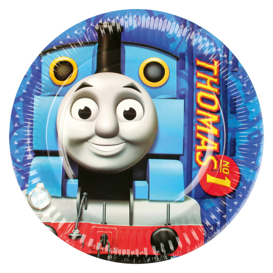 Party Teller Thomas und seine Freunde, Züge, 8er Pack, 22.8cm, Partydeko Kindergeburtstag