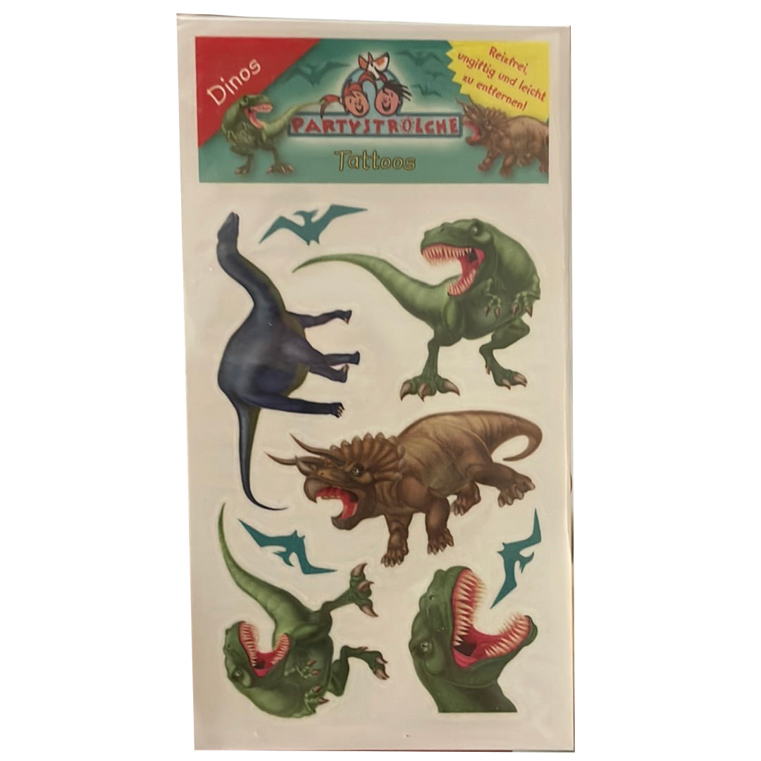 Dinosaurier Tattoos, Give-away, 1 Bogen