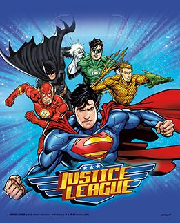 Justice League Partytüten, 8er Pack