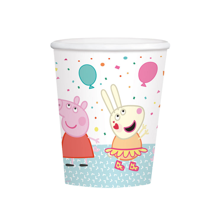 Party Becher, Peppa Pig, NEU, 8er, Pappe, Party Deko Motto-Party am Kindergeburtstag, Geburtstag