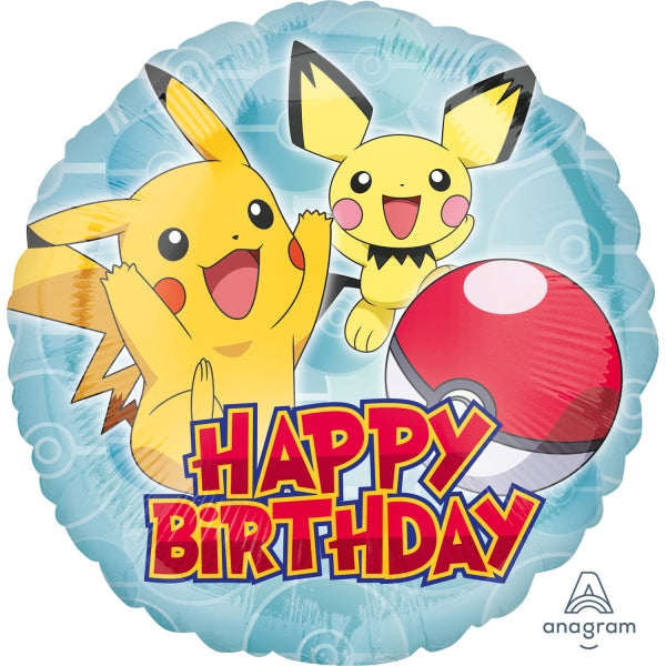 Pokemon Folienballon Happy Birthday Pickachu
