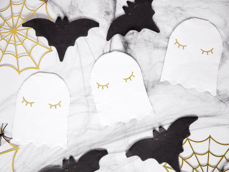 Gespenst Servietten Halloween, 20er Pack, 11x14cm kinderparties-shop