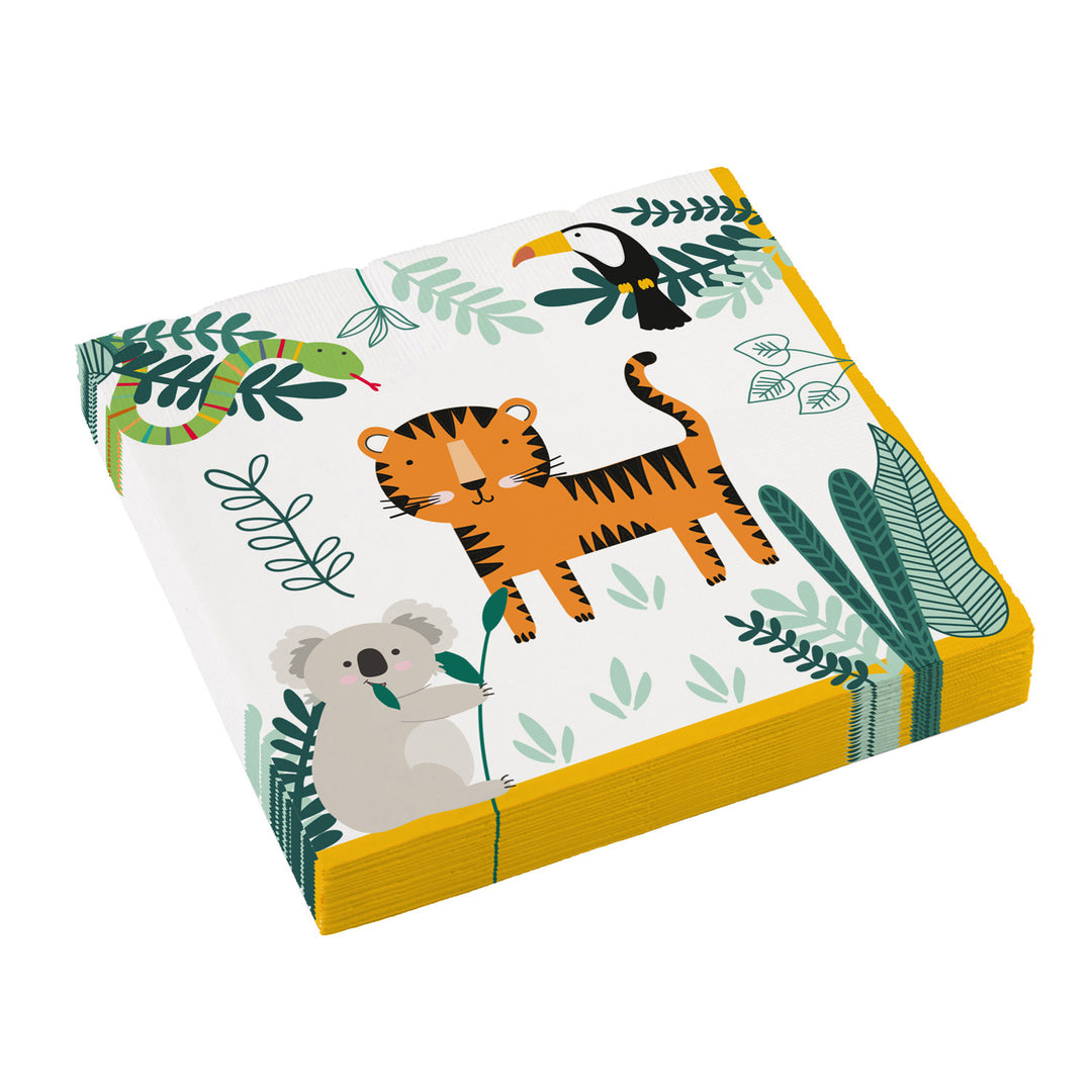 Servietten Tiere Get Wild, 16er Pack