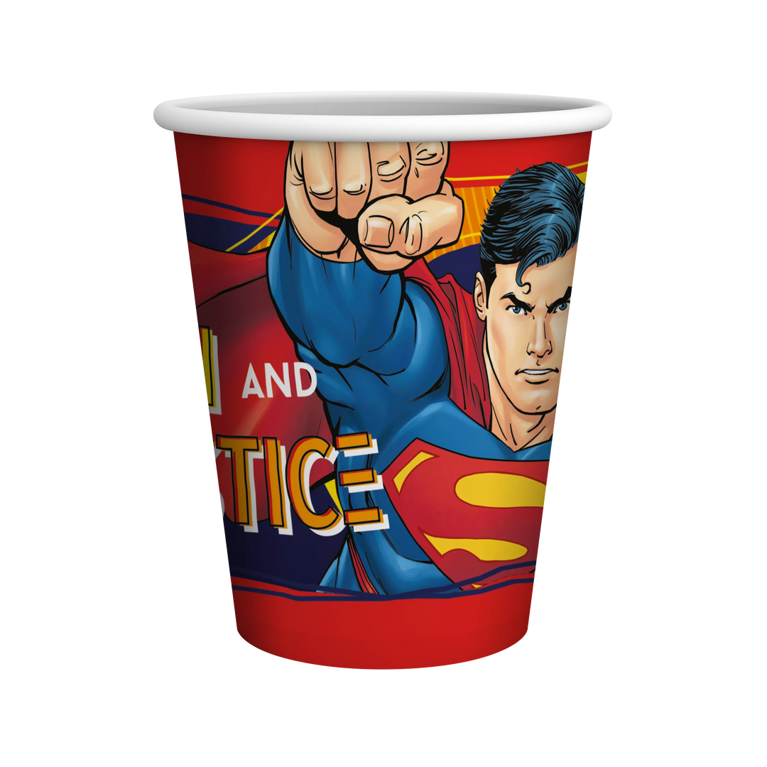 Becher Superman, 250ml, 10er-Pack