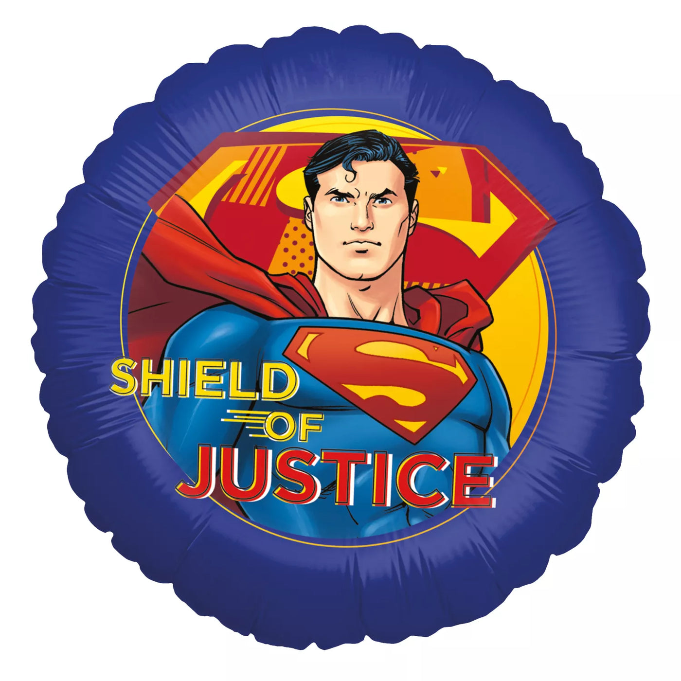 Superman Folienballon - Rund Shield of Justice