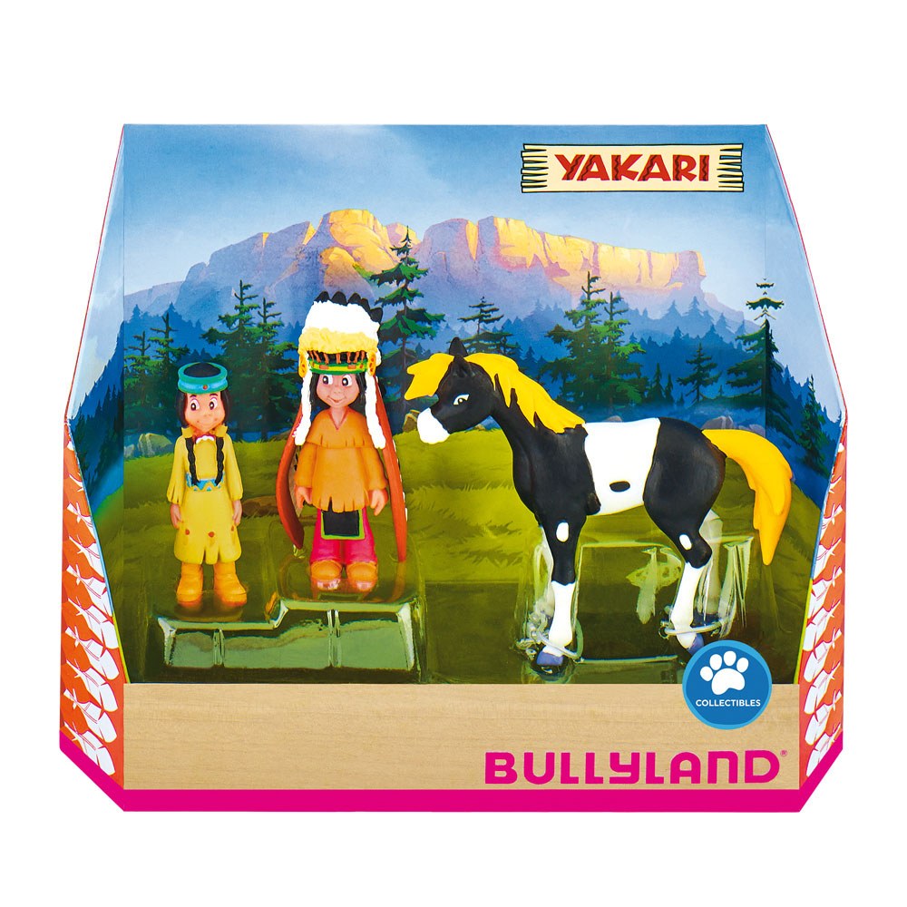 Tortenfiguren Indianer Yakari von Bullyland, versch. Figuren kinderparties-shop