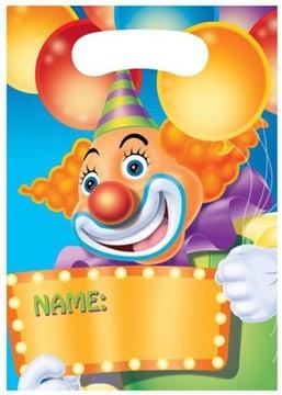 Mitgebsel Tüte, Zirkus, 8er Pack