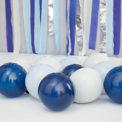 Mosaik Ballone - ideal zum Befüllung von Zahlenrahmen - 40er Pack, versch. Farben