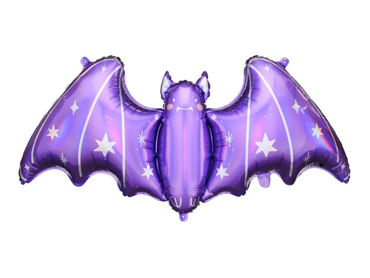 Fledermaus Folienballon, Halloween, violett 120x51cm