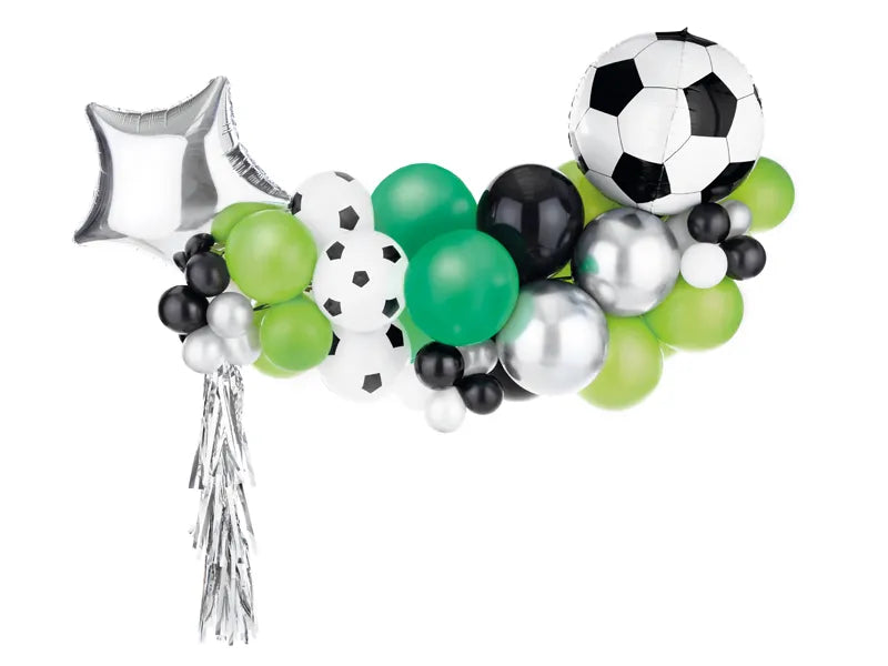 Fussball Ballongirlande DIY, Ball Mix, 56 tlg.