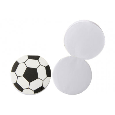 Notizblock Fussball, 1 Stück, 8 cm kinderparties-shop