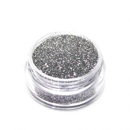 Nachhaltiger Bio Glitzer Ybody für Glitzertattoos, silber