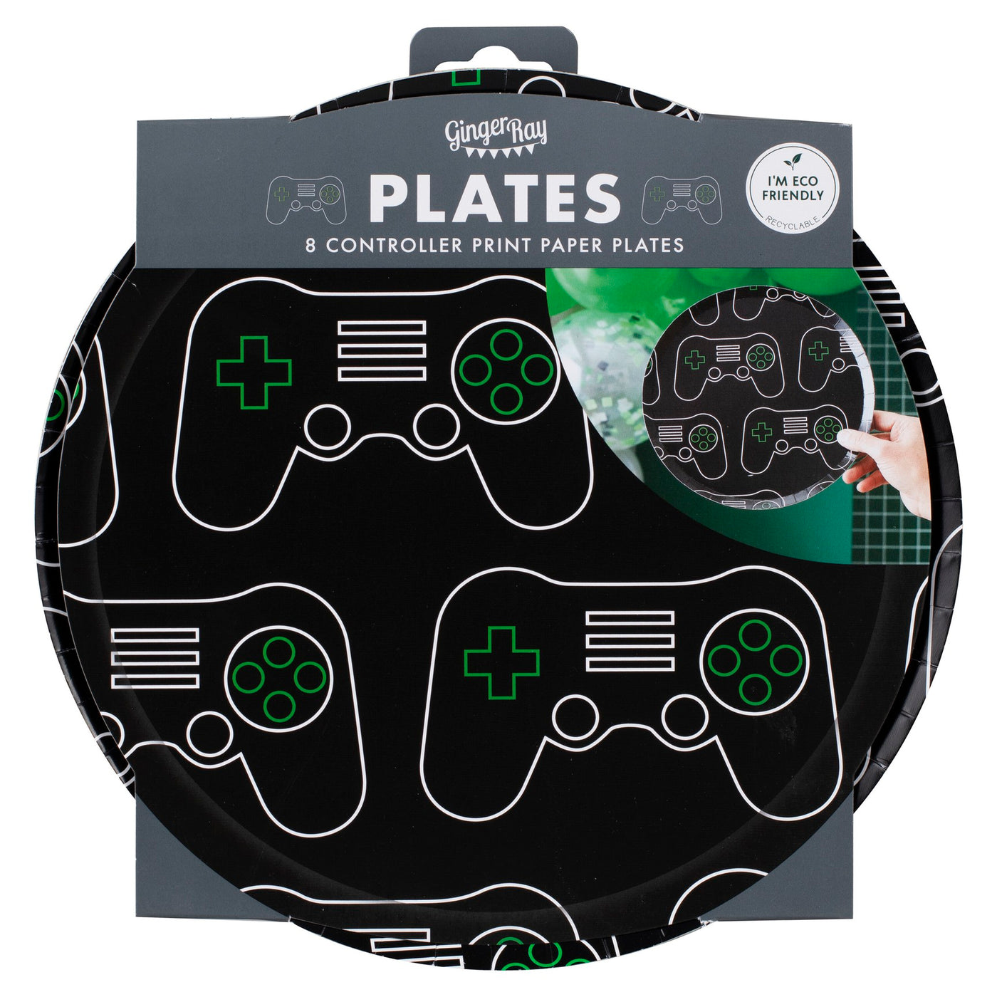 Controller Party Teller Game On, Gaming Party, 8er Pack