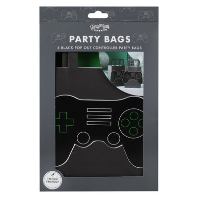 Controller Mitgebsel Tüten Game On, Pop Out, Gaming Party, 5er Pack