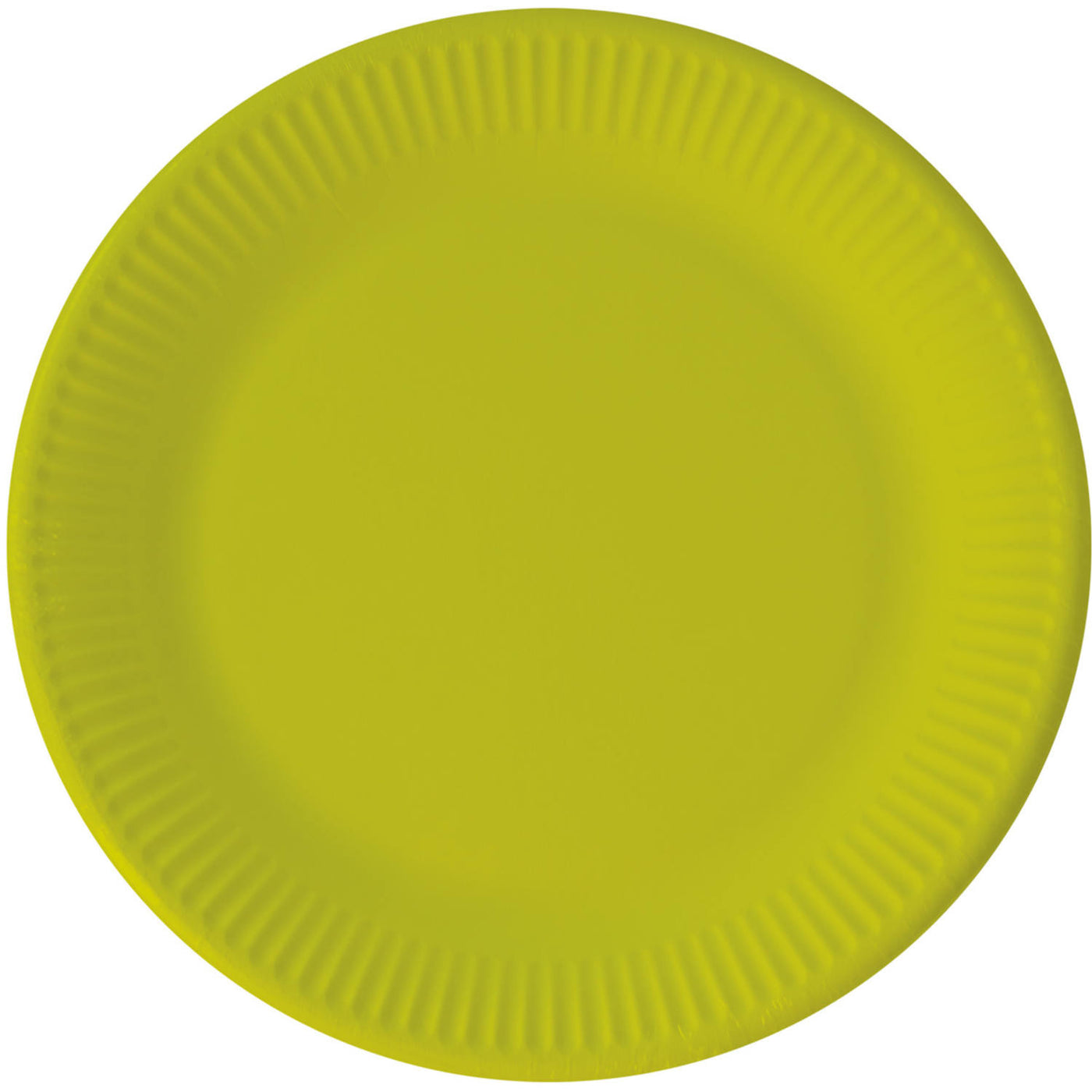 Partyteller, unifarben grün / limettengrün, 8er Pack, 23 cm, kompostierbar