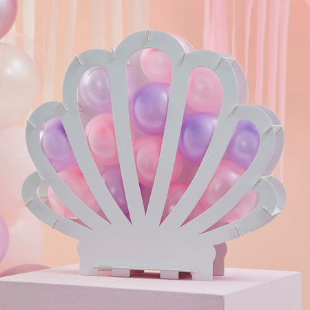 Muschel Ballon-Mosaik-Ständer, mit/ohne Luftballons, 60cm image