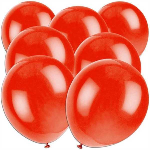 Megapack Luftballons, rot, 50er Pack, Party Deko Motto-Party am Kindergeburtstag, Geburtstag
