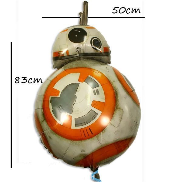 Folienballon Star Wars, XXL, Android BB-8, 50x83cm