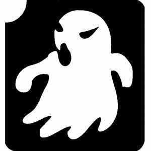 Glitzertattoos, Schablone, Gespenst image